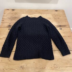 Flora and Henri Knits Alpaca Navy Sweater size 0